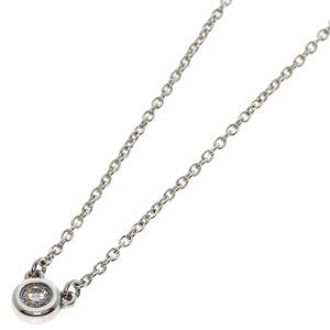 Tiffany & Co. by the Yard 1P Diamond Necklace Silver Women's TIFFANY